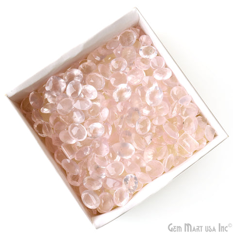 100ct Rose Quartz Mix Shape And Mix Size Faceted Loose Gemstone