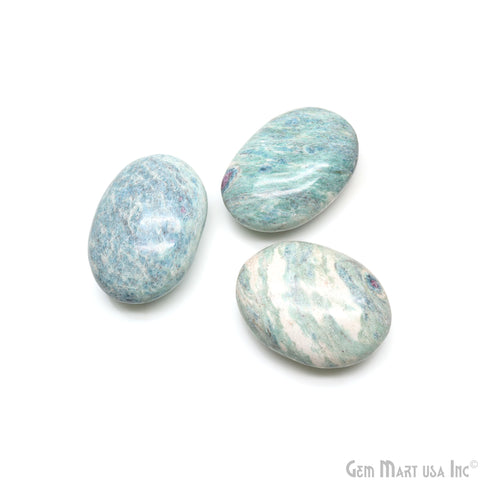 Smooth Oval 66x48mm Healing Gemstone Crystal Palm Stone Worry Stone, Self Care