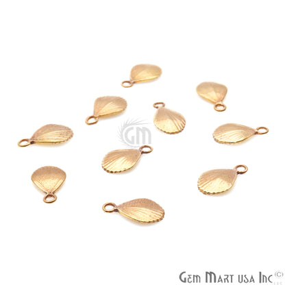 Pears Shape 11x6mm Gold Plated Finding Charm, DIY Jewelry - GemMartUSA