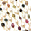 Multi Tourmaline & Pearl Rondelle Beads 10x6mm Gold Plated Wire Wrapped Rosary Chain