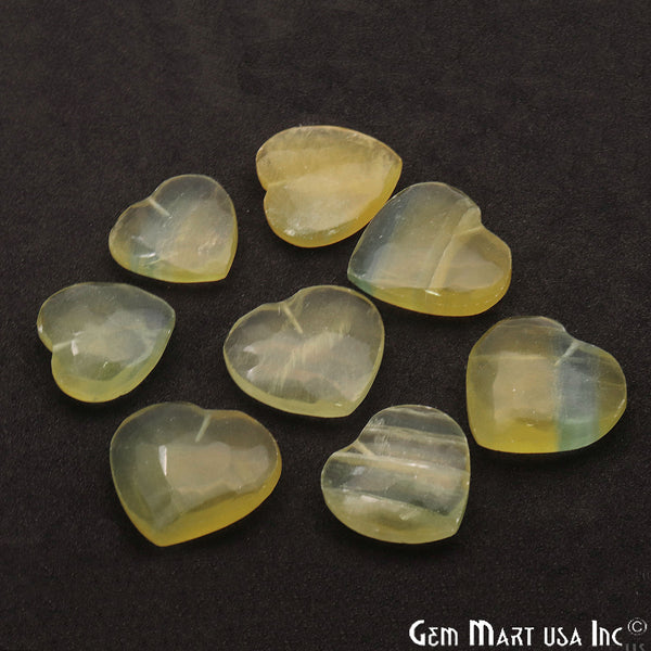 Fluorite Heart Shape 25x21mm...