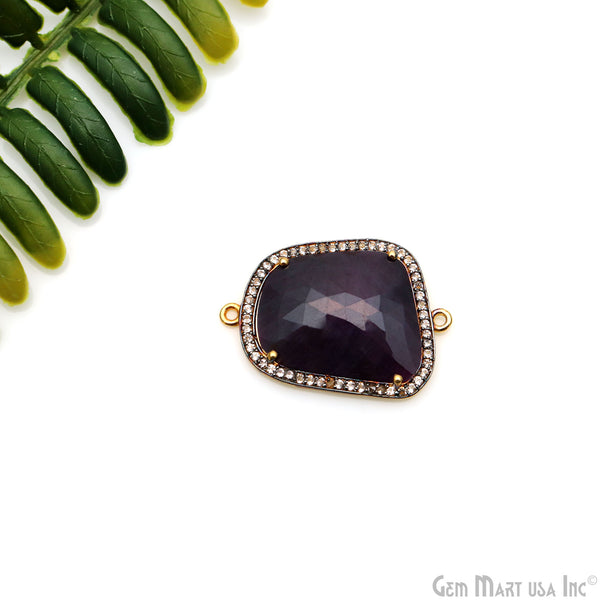 Sapphire & Pave Cubic...