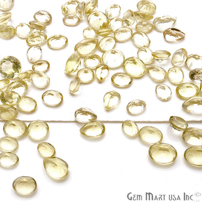 50 Carat Lemon Topaz Mix Shape Wholesale Loose Gemstones - GemmartUSA