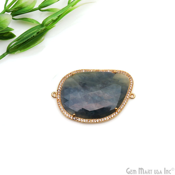 Sapphire & Pave Cubic...