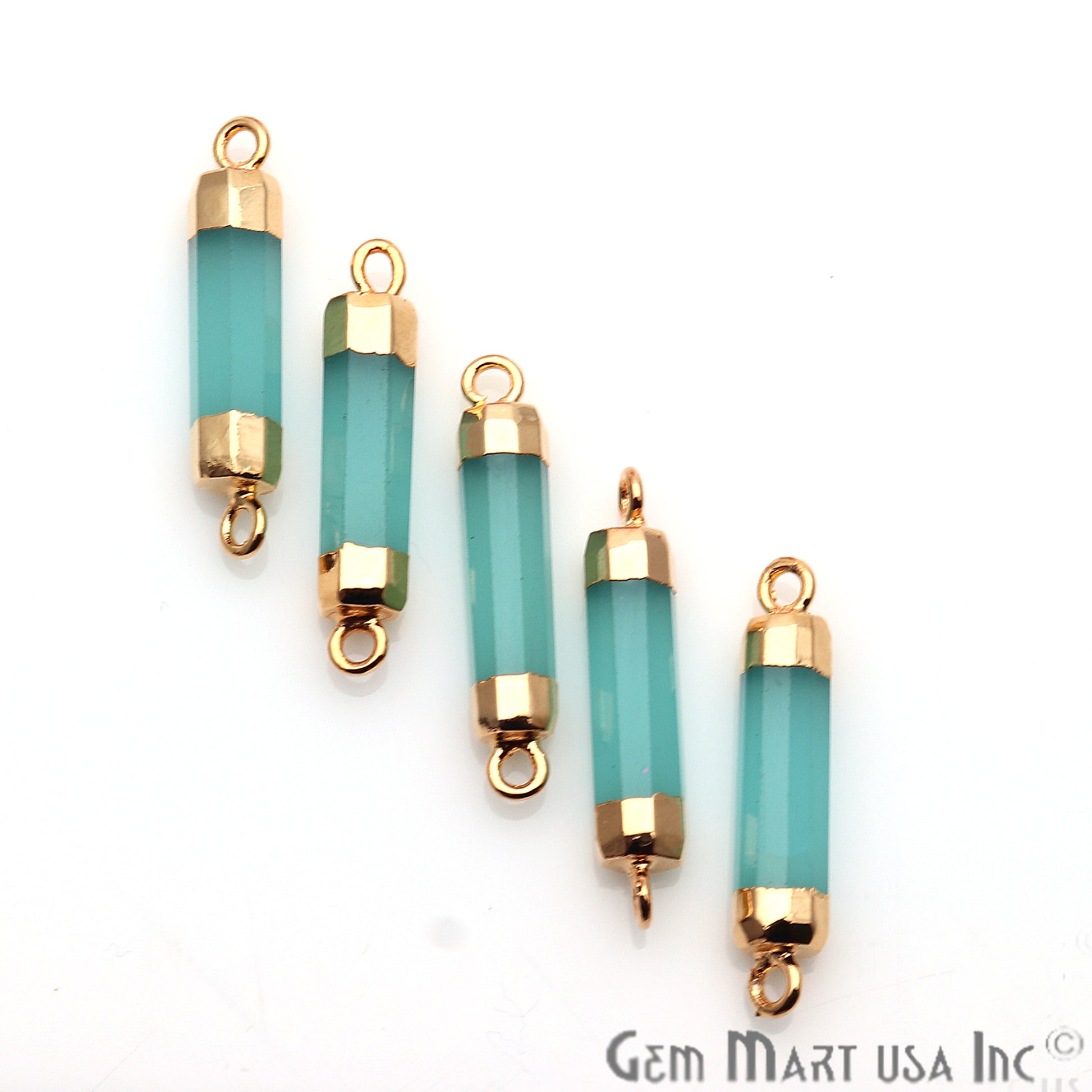 gemstone connector beads, gemstone connector pendant