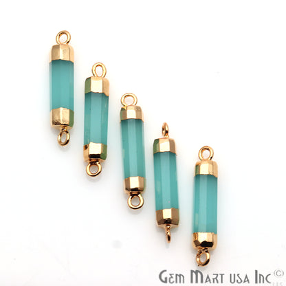 gemstone connector beads, gemstone connector pendant