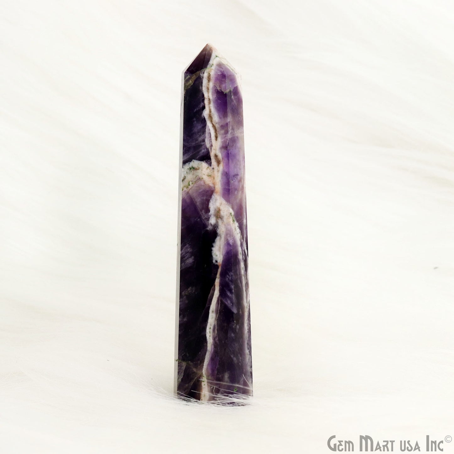 Amethyst Gemstone Jumbo Tower Crystal Tower Obelisk Healing Meditation Gemstones 4-5 Inch