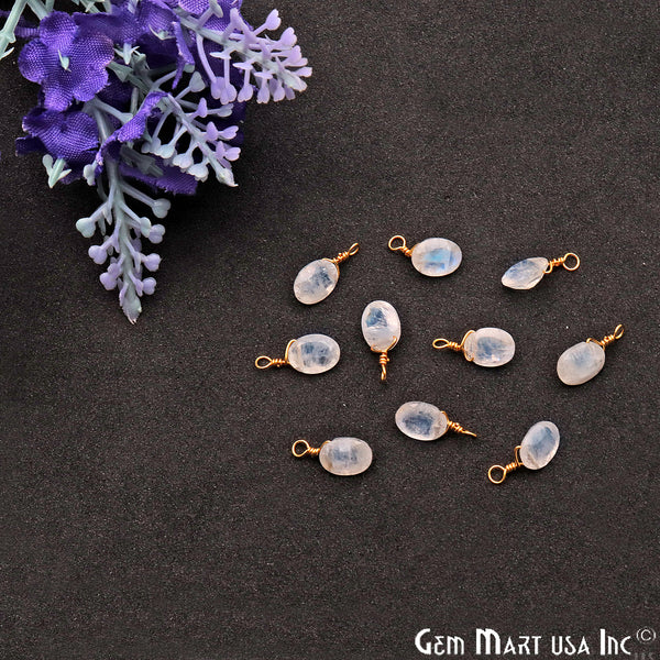 Rainbow Moonstone 6x8mm Oval...