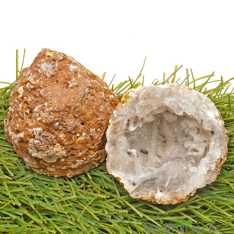 Oco Geode Druzy 48x50mm Organic Shape Crystal Specimen - GemMartUSA