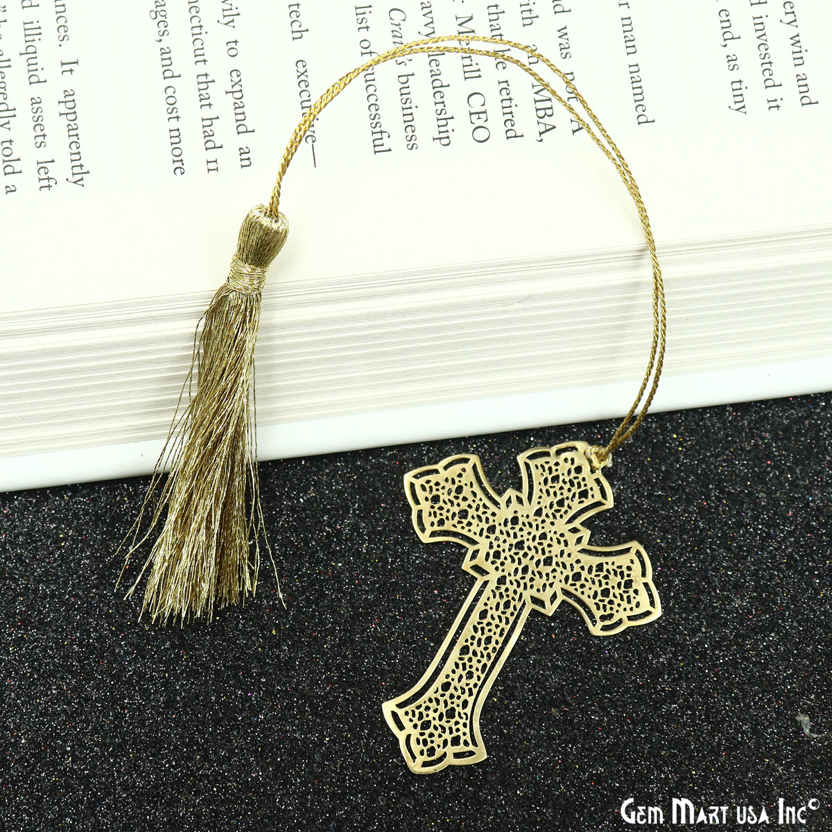 Metal Peacock Bookmark With Tassel. Gold Bookmark, Reader Gift