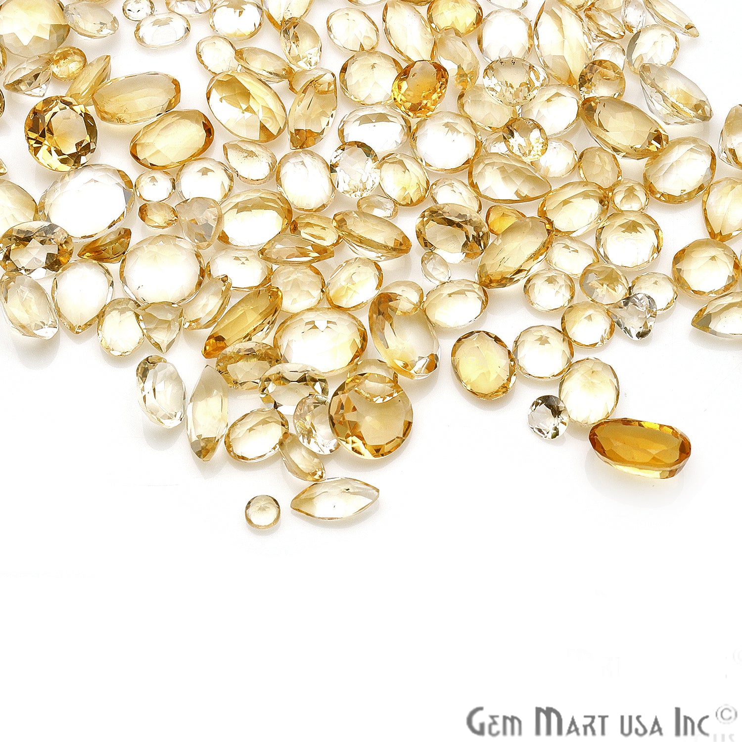 Citrine Mix Shape A+ Grade Wholesale Loose Gemstones (Pick Your Carat) - GemMartUSA