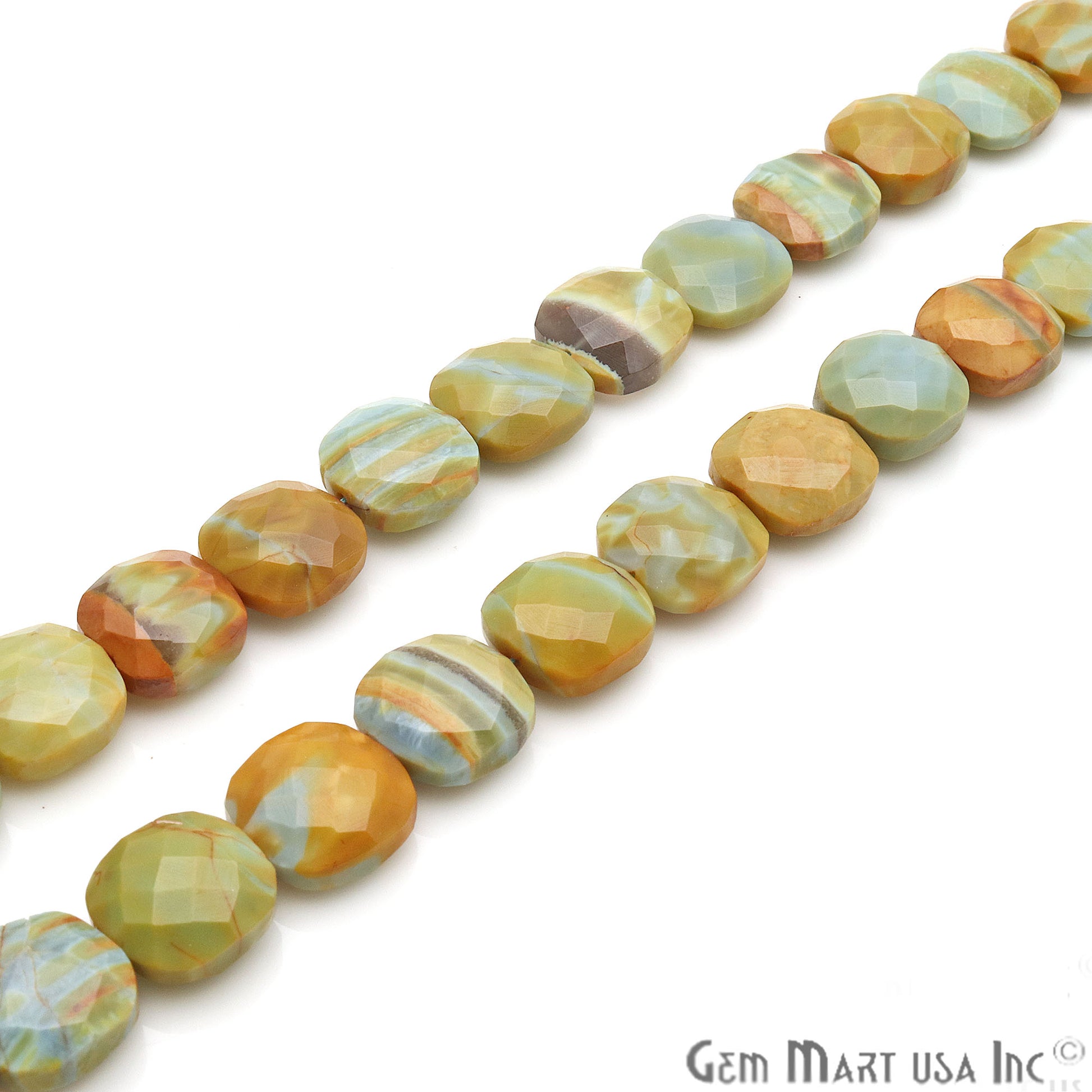 Boulder Opal Square 13mm Crafting Beads Gemstone Strands 8INCH - GemMartUSA