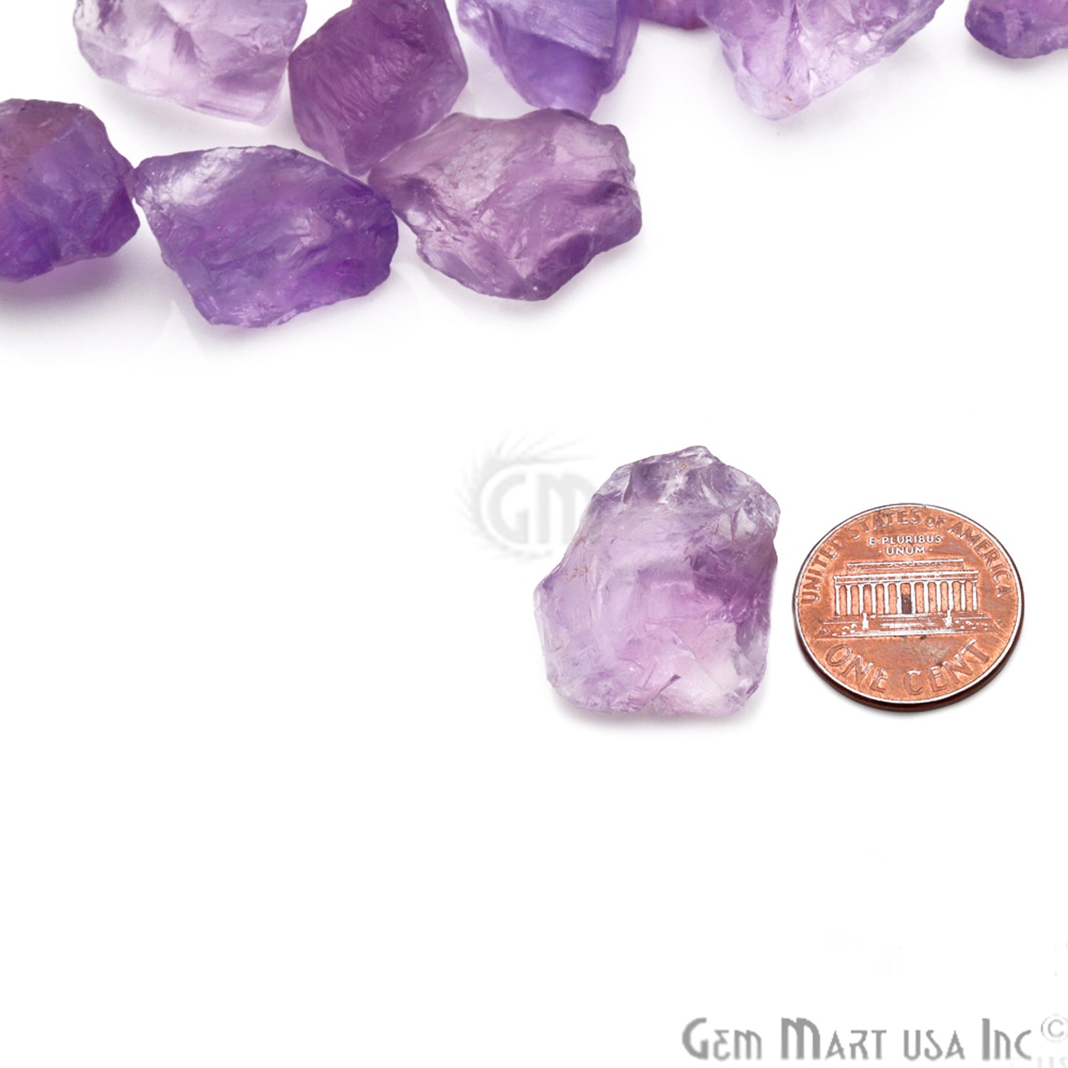 3.53oz Lot Amethyst Rough Tiny February Birthstone Loose Gemstone - GemMartUSA