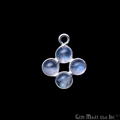 DIY Rainbow Moonstone 15x9mm Single Bail Chandelier Finding Component (Pick Your Metal) - GemMartUSA