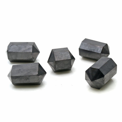 Shungite Double Point, Crystal Triangle, Anti Radiation, EMF Protection