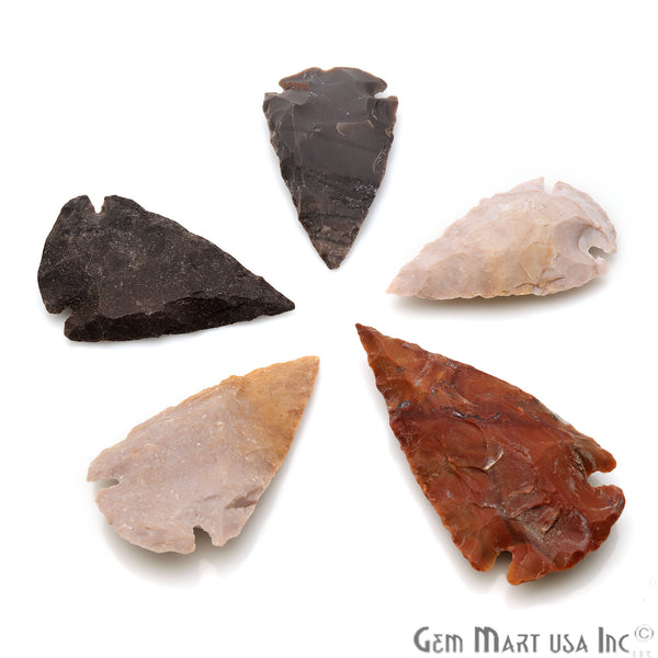 5pc Lot Arrowhead Cut...