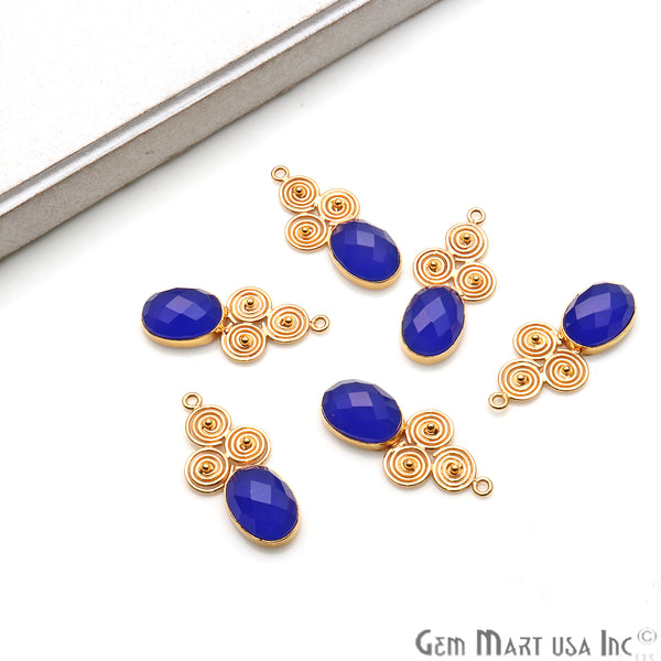 DIY Blue Chalcedony Gold...