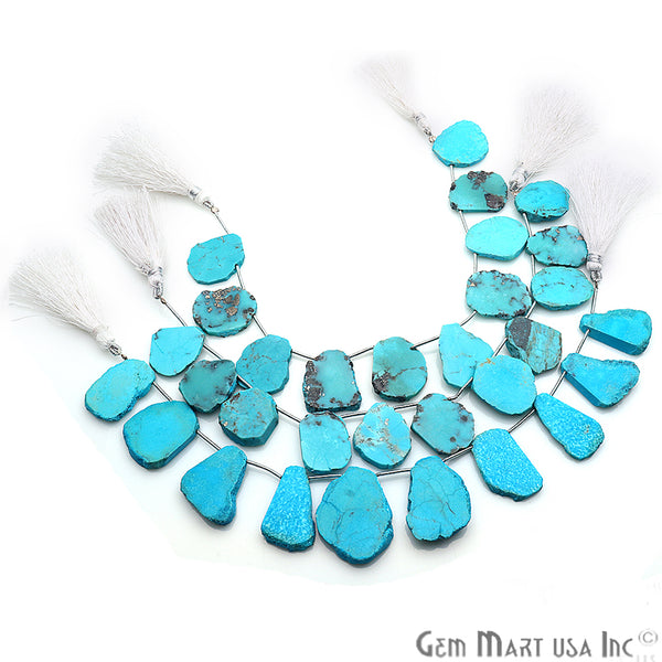 Arizona Turquoise Rough Beads,...