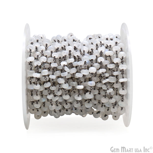 Rainbow Moonstone Cabochon 5-6mm...