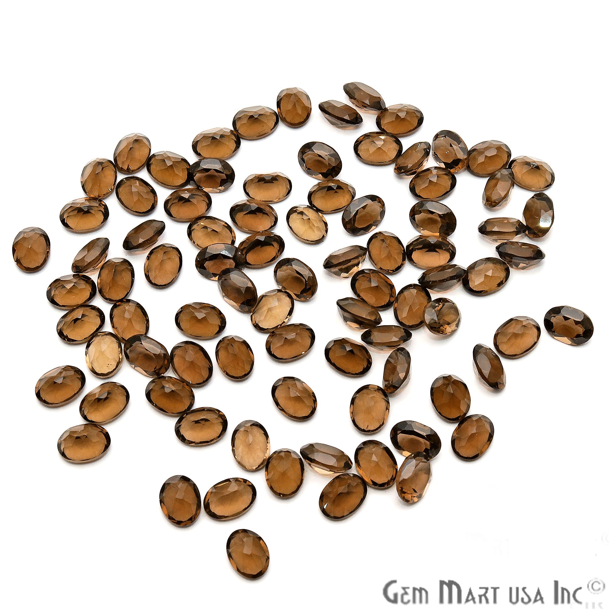 Brow Color Stone Sample Smoky Topaz Wholesale Gemstones, 100% Natural Semi-Precious Gems, Brow ...