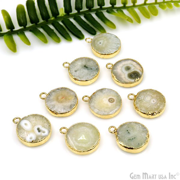 Agate Geode Druzy 25x20mm...