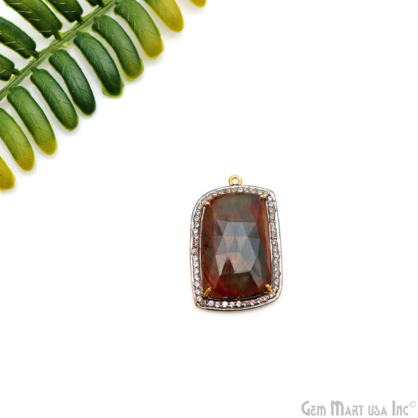 Sapphire & Pave Cubic...