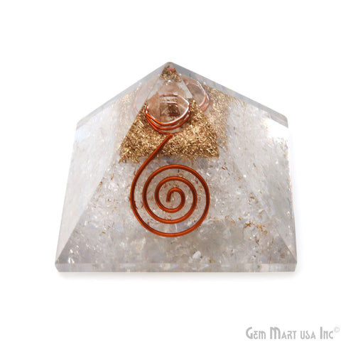 Gemstone Orgone Pyramid, 55x45mm Ornamental Home Decor, Precious Healing Gemstone, Chakra Stone, Spiritual Gemstone