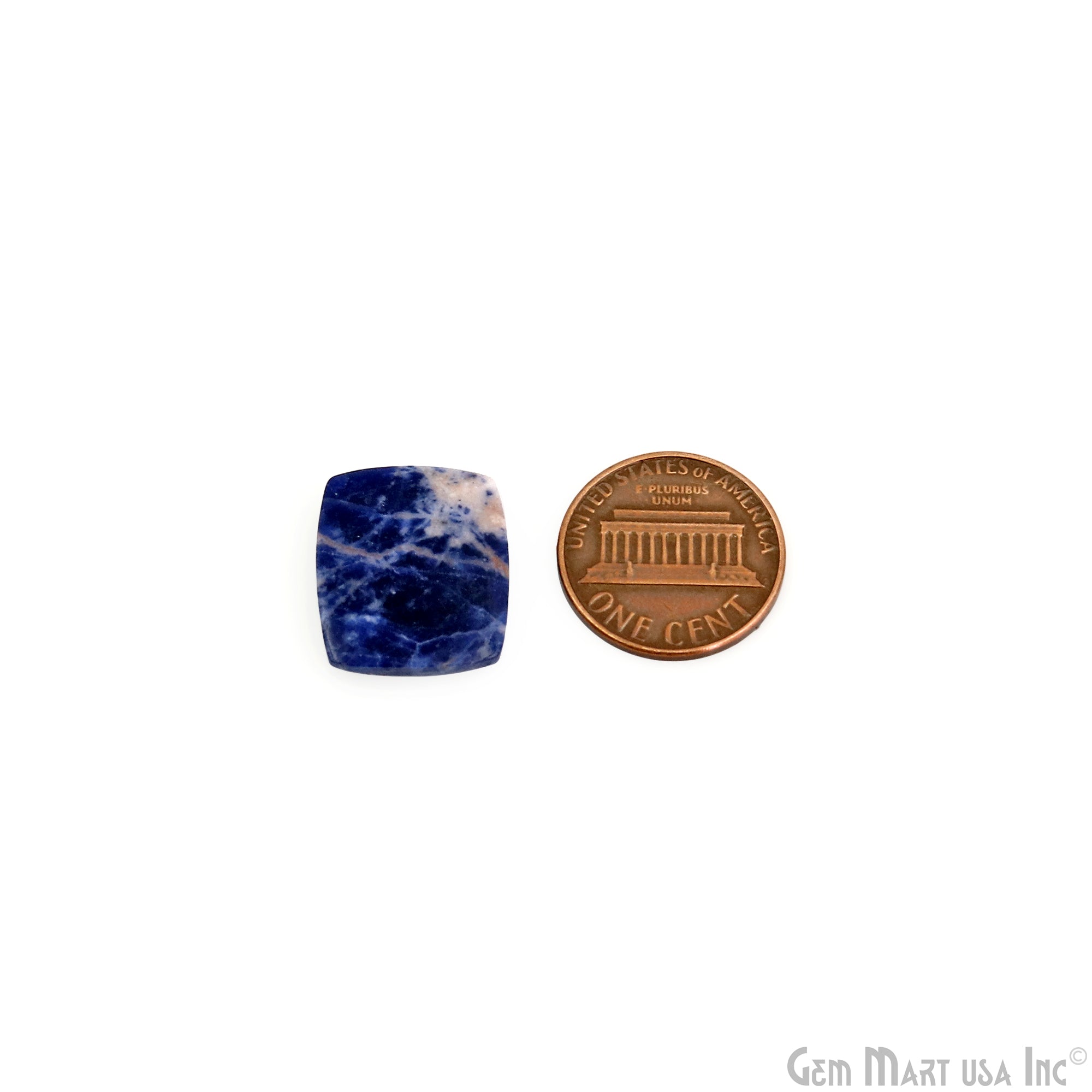 Sodalite Square Shape 19X16mm Loose Gemstone For Earring Pair