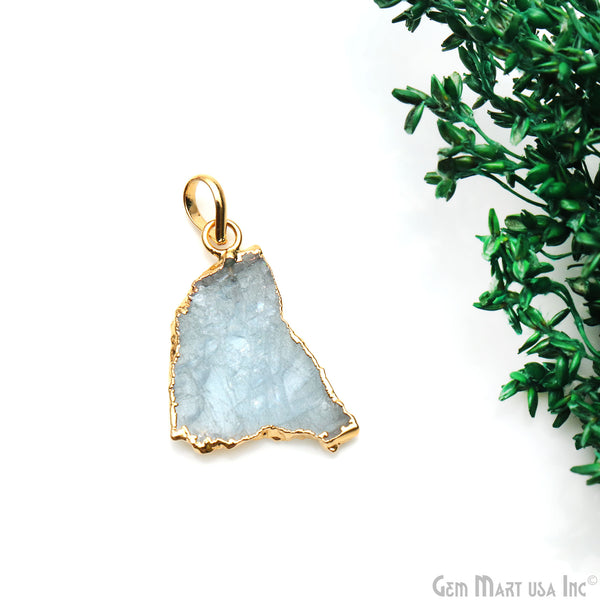 Aquamarine Free Form shape...