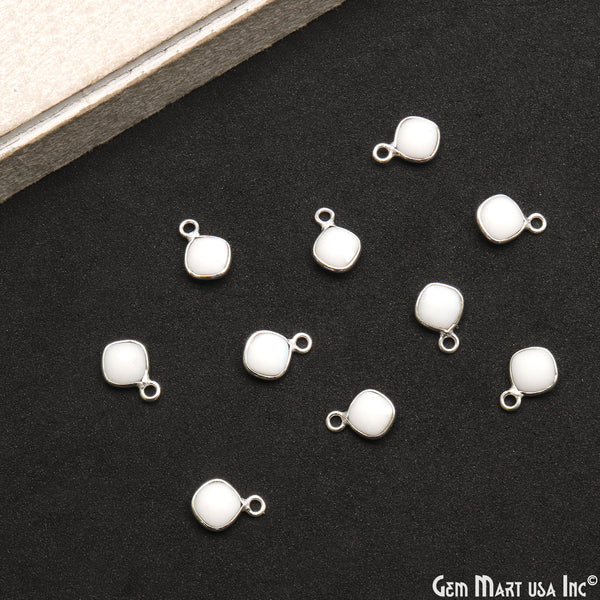 White Agate Cushion 6mm...