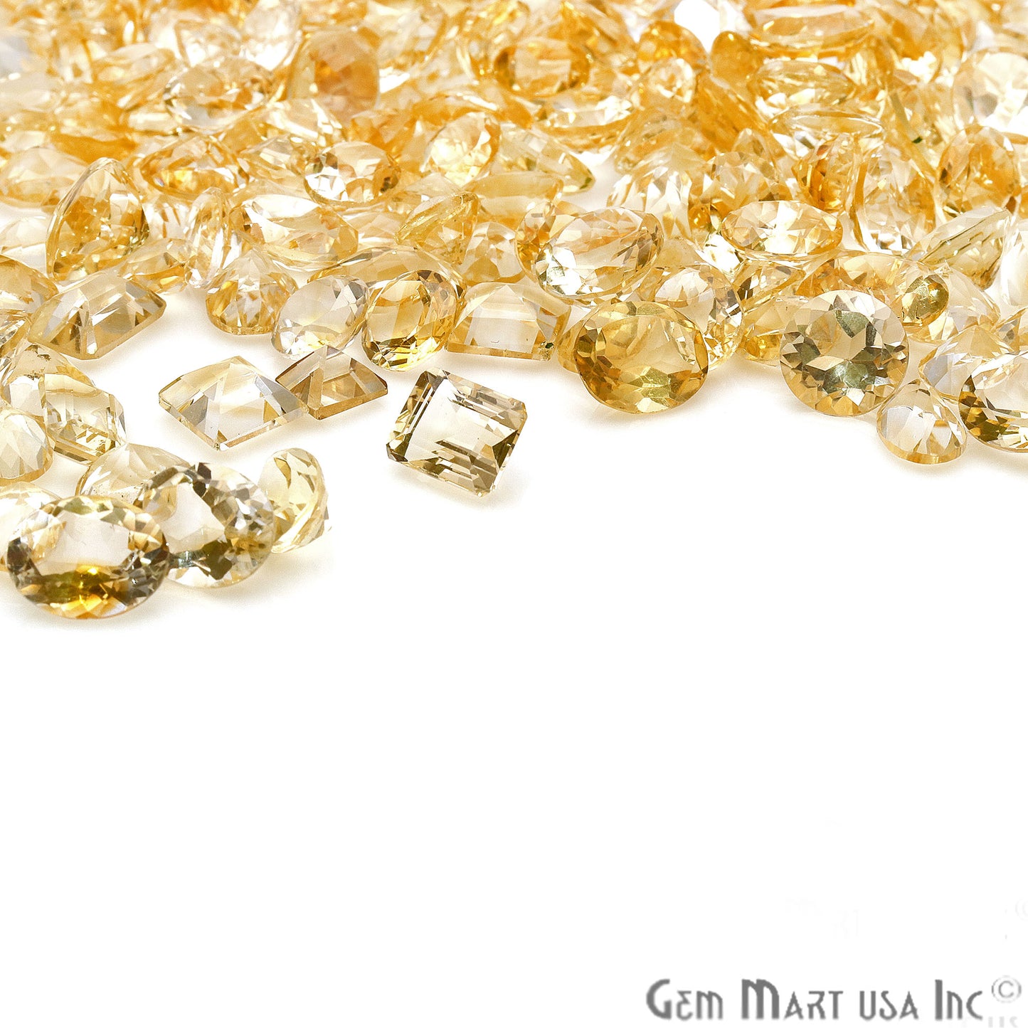 Natural Citrine Mix Shape Loose Gemstones,Precious Stones - GemMartUSA