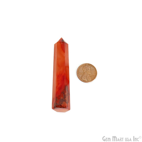 Red Jasper Gemstone Jumbo Tower Crystal Tower Obelisk Healing Meditation Gemstones 2-3 Inch