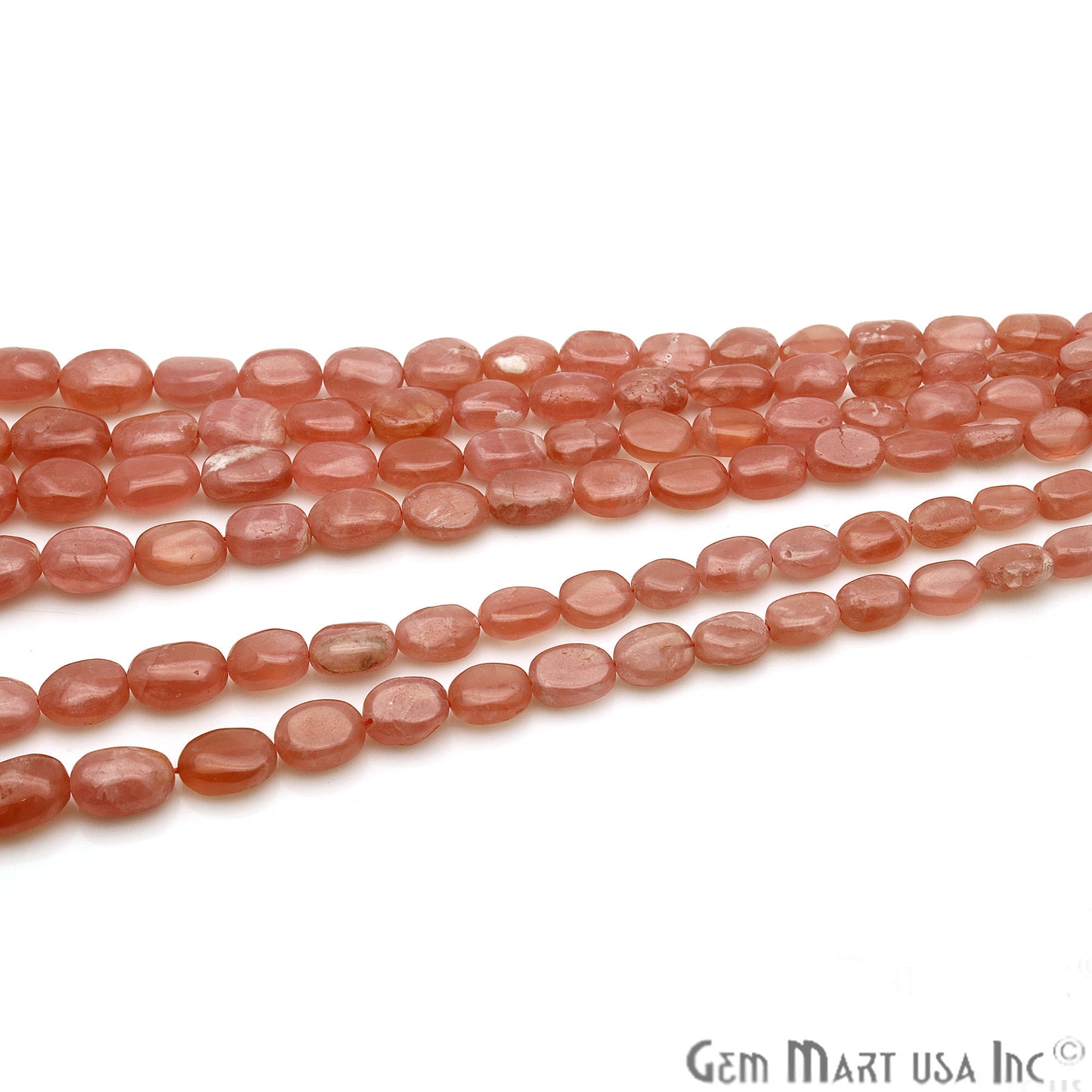 Sunstone Free Form 12x8mm Crafting Beads Gemstone Strands 16INCH - GemMartUSA