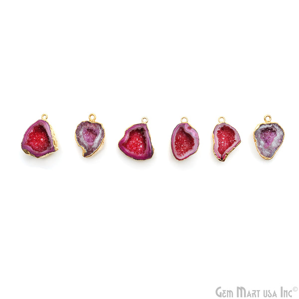 Geode Druzy Gold Electroplated...