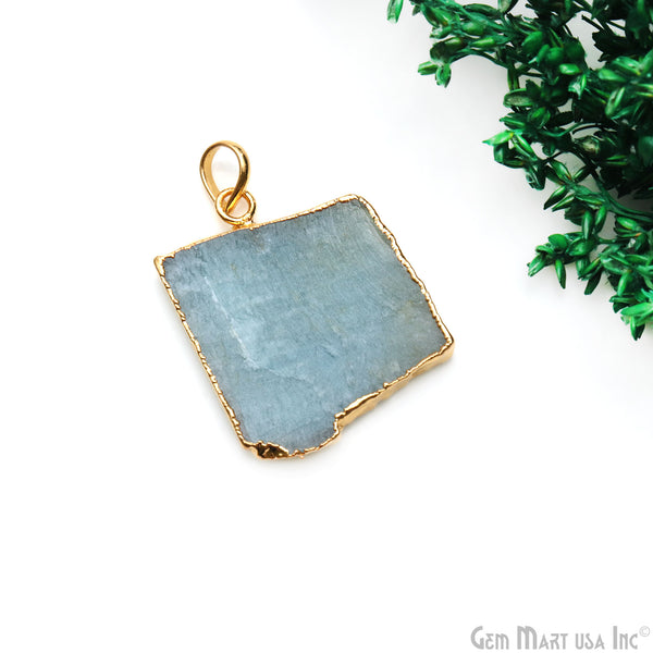 Aquamarine Free Form shape...