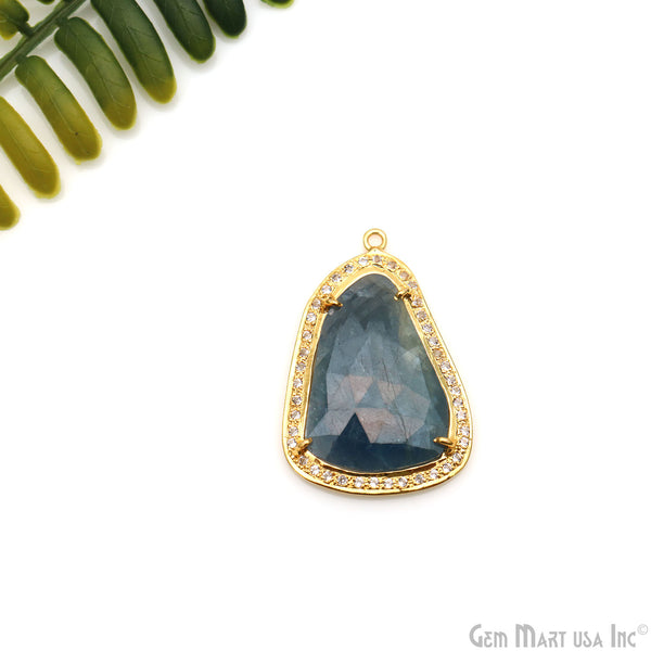 Sapphire & Pave Cubic...