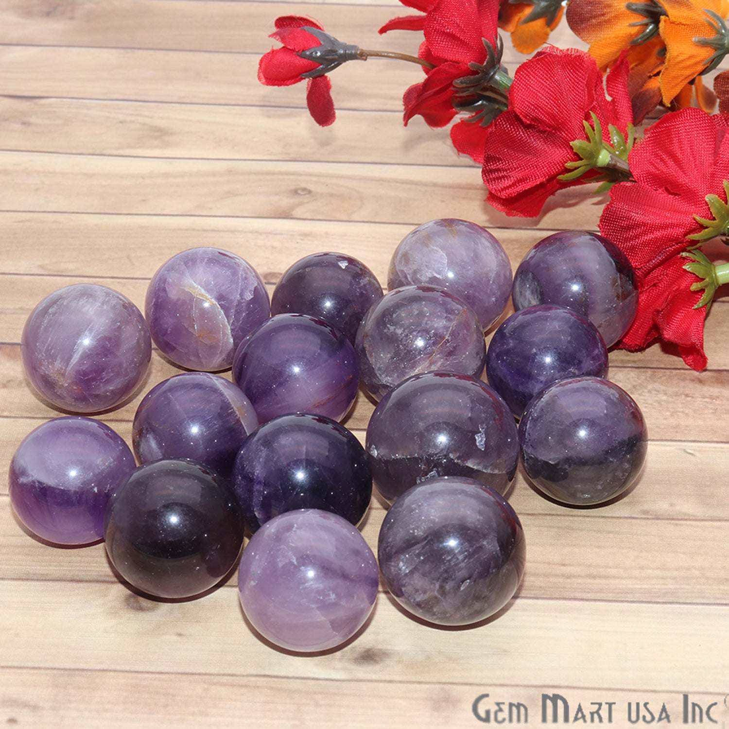 Cristaux De Guérison Naturels En Gros Pierres De Guérison Boule De Cristal Améth - Foto 8