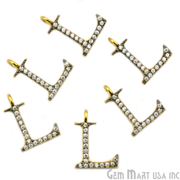 'L' Alphabet Charm CZ...