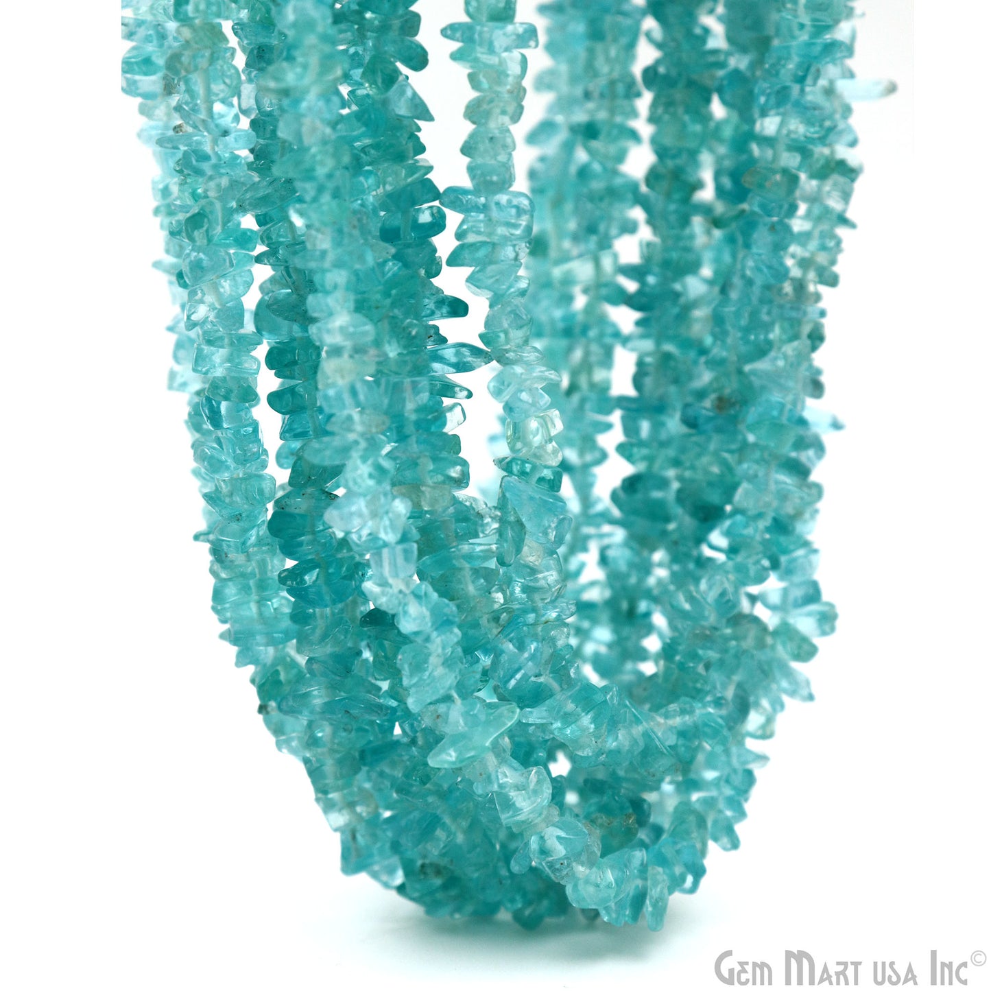 Natural Apatite Chip Beads 34 Inch Full Strand (762206584879)