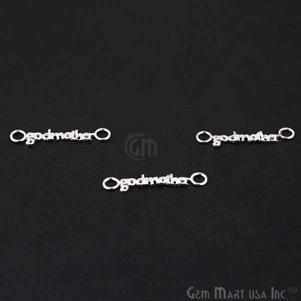 GODMOTHER Letter Silver Charm...