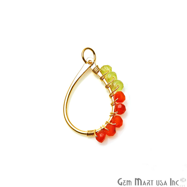 DIY Peridot & Carnelian...