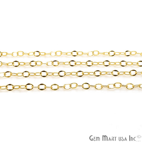 Link Finding Gold Plated Station Rosary Chain - GemMartUSA