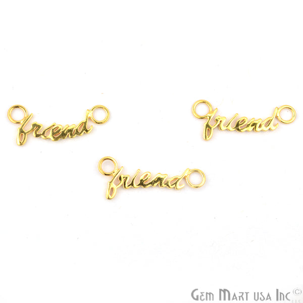 FRIEND Letter Gold Vermeil...