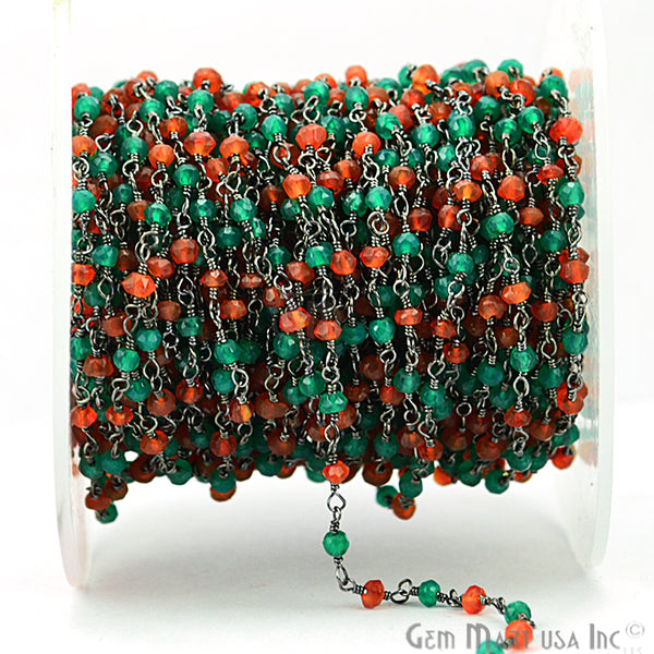 Carnelian With Green Onyx...
