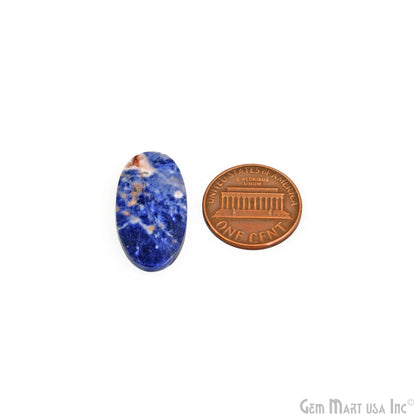 Sodalite Oval Shape 25X13mm Loose Gemstone For Earring Pair