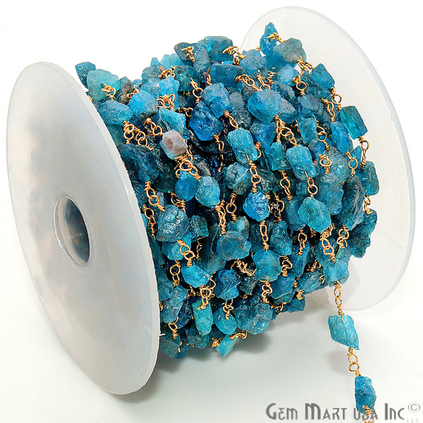 Neon Apatite 6x8mm Nugget...