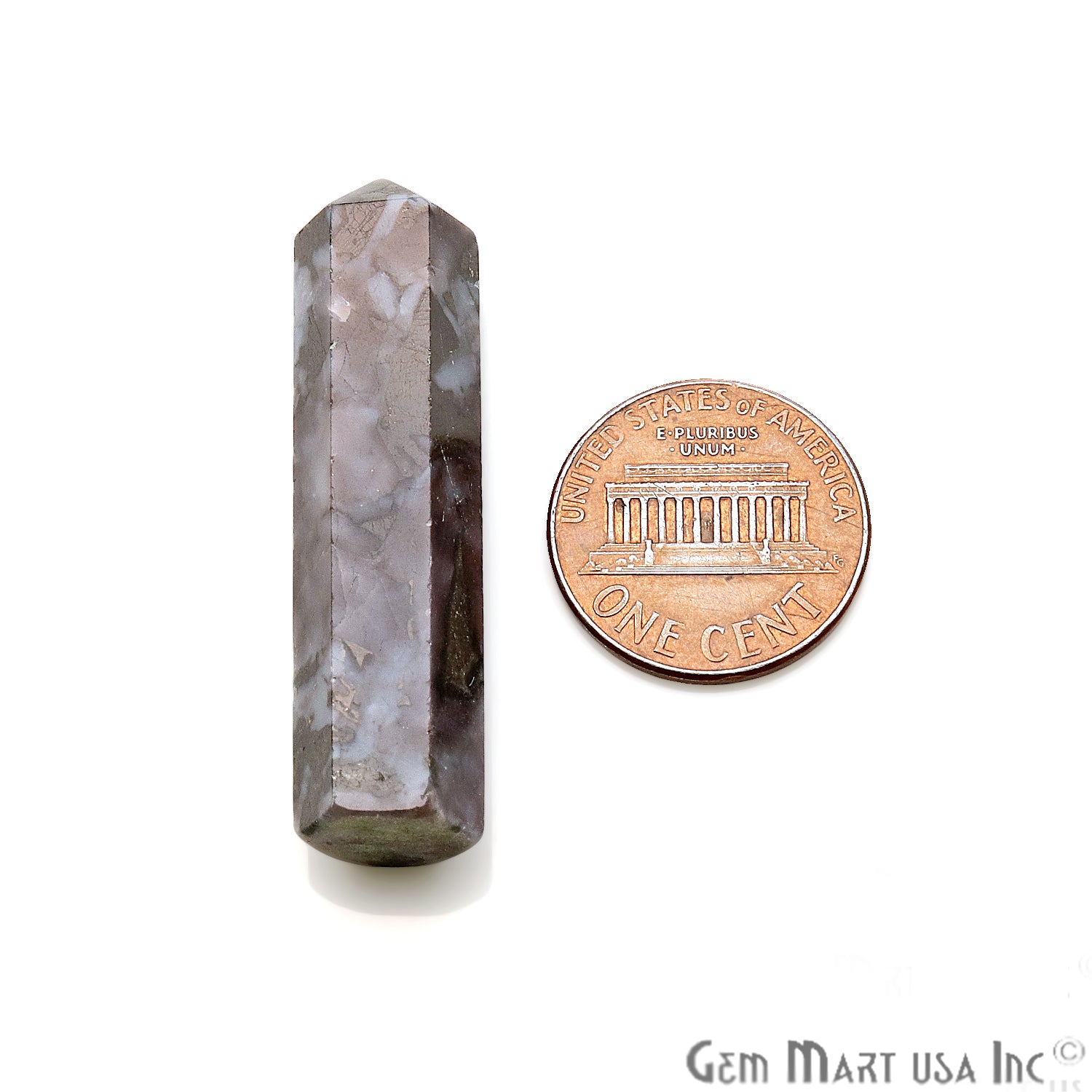Gemstone Pencil Pointed 37x10mm Spiritual Stone Jewelry (Pick Stone) - GemMartUSA