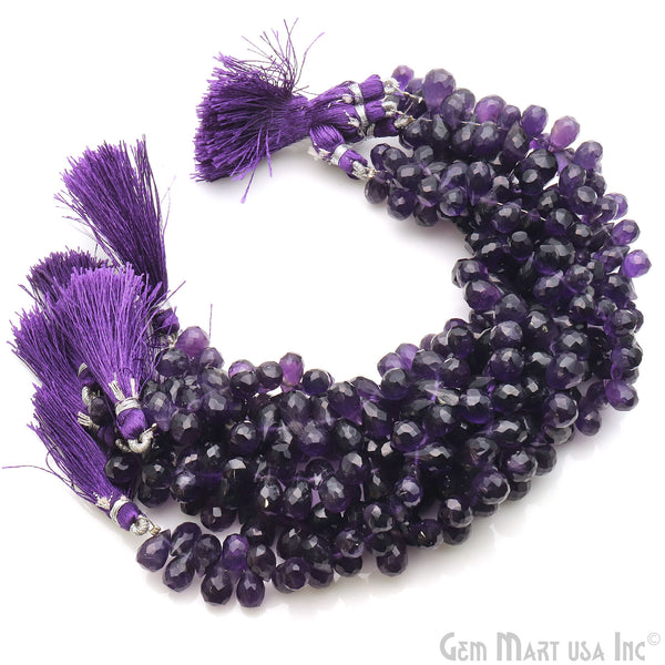 Amethyst Teardrop 8x6mm Faceted...