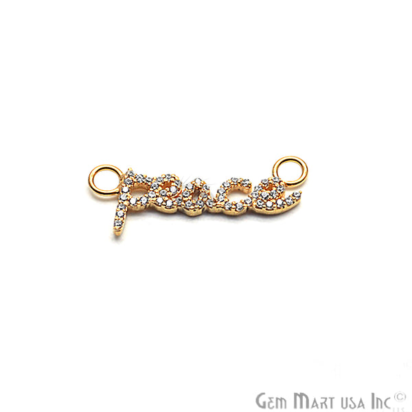 Cubic Zircon Pave 'Peace'...