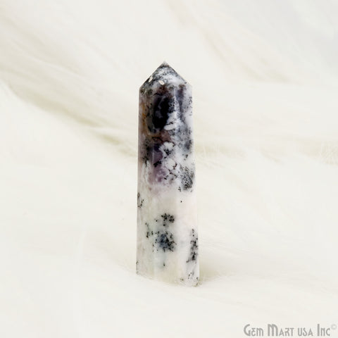 Dendrite Opal Gemstone Jumbo Tower Crystal Tower Obelisk Healing Meditation Gemstones 2-3 Inch